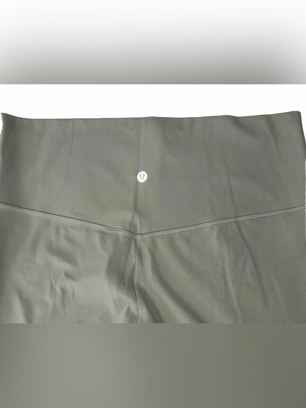 NWT LULULEMON SIZE 14 ALIGN HIGH RISE 6” SHORT AUTHENTIC FOG GREEN RETAIL $64